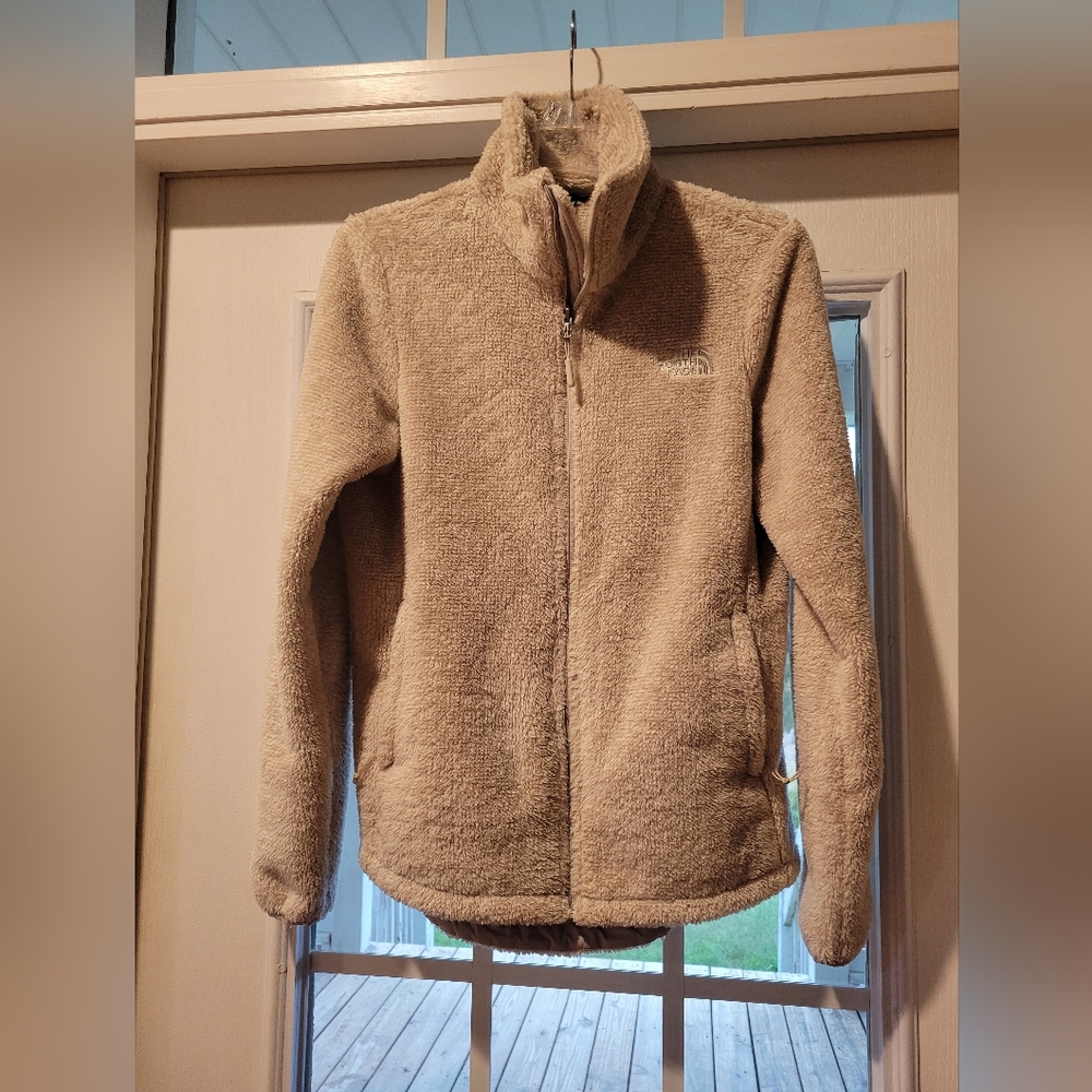 THE NORTH FACE women's cream fleece jacket